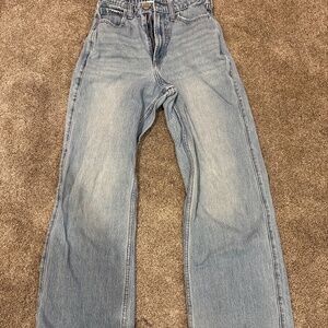 Hollister high rise baggy jeans